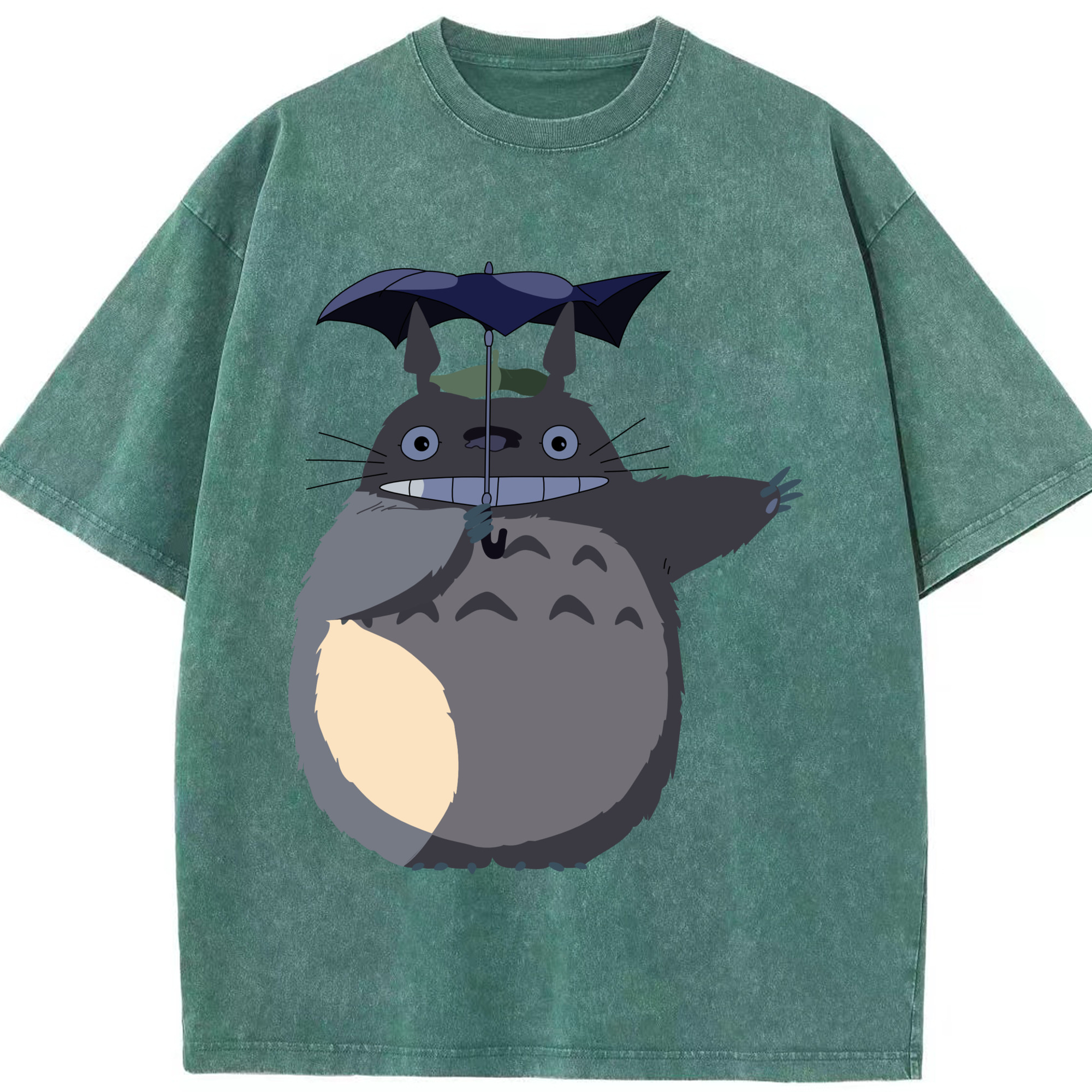 （画像用） となりのトトロ 草壁メイ 草壁サツキ My Neighbor Totoro Satsuki Kusakabe Mei Kusakabe 綿100% ヴィンテージ風 半袖Tシャツ（フロントプリント）